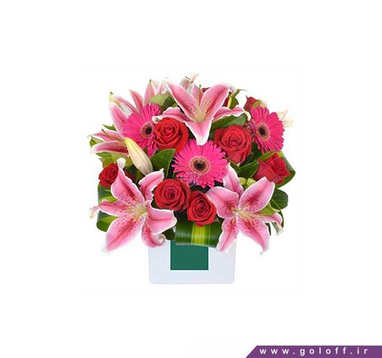 جعبه گل ولنتاین - جعبه گل درافشان - Dorafshan | گل آف